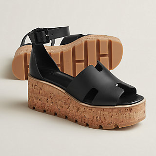 サンダル 《リュス》 30 - ブラック | Hermès - エルメス-公式サイト